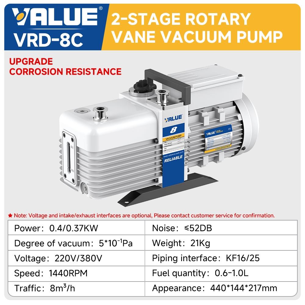 \rotary-vane-vacuum-pumps\vrd-8c\vrd-8c-2-stage-rotary-vane-vacuum-pump-8m-h-flow-corrosion-resistant-specification
